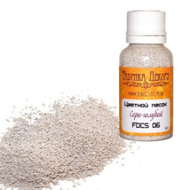 Кольоровий пісок Сіро-блакитний, 50 г від Фабрики Декору
