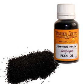 Цветной песок Антрацит, 50 г от Фабрики Декора