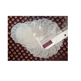 Набор из 15 шт ажурных салфеток: размер 10 см, 11,5 см и 16,5 см, от Фабрика Декора