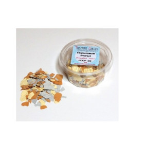 Акриловые хлопья Бежевый микс, 20 г от Фабрика Декора