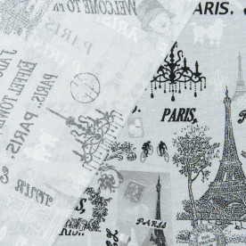 Лонета Париж, размер 50х70 см, хлопок 50%, плотность 150