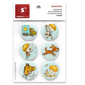 ТОПС Хлопчина, 6 штук від Скрапологіі