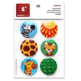 ТОПС Сафарі, 6 штук від Скрапологіі