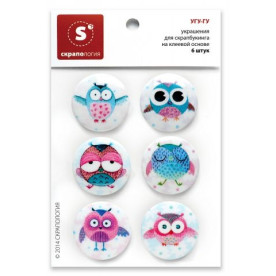 ТОПС Угу-гу, 6 штук від Скрапологіі