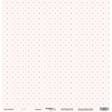 Аркуш паперу 30x30 Асорті з колекції Baby Girl від Scrapmir 