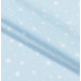Бязь набивная, Звездочки на голубом фоне, 50х50 см, хлопок 100%, 140 г/м²