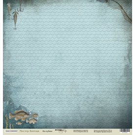 Лист бумаги 30x30 На глубине из коллекции Мистер Винтаж от Scrapmir