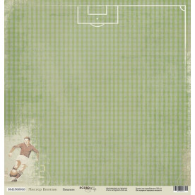 Лист бумаги 30x30 Пенальти из коллекции Мистер Винтаж Scrapmir