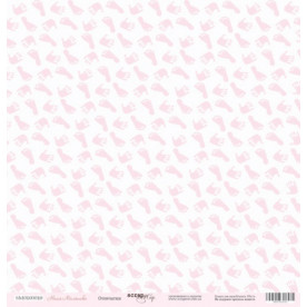 Аркуш паперу 30x30 Відбитки з колекції Наша Малятко від Scrapmir