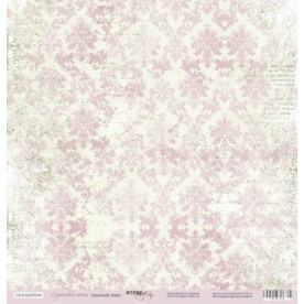 Лист бумаги 30x30 Лиловый микс из коллекции Сиреневые мечты от Scrapmir