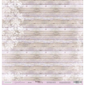 Аркуш паперу 30x30 Дошки з колекції Бузкові мрії від Scrapmir 