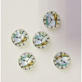 Скляний кабошон Маяк, 1 шт, розмір 11 мм