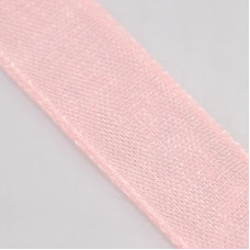Лента из органзы светло-розового цвета, 90 см, 10 мм