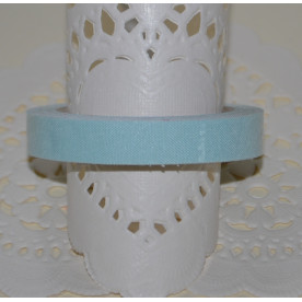 Лента тканевая на клеевой основе, нежно-голубая, 10 мм, 4 м