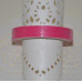 Стрічка тканинна на клейовий основі, яскраво-рожева, 10 мм, 4 м