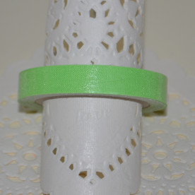 Лента тканевая на клеевой основе, салатовая, 10 мм, 4 м