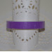 Лента тканевая на клеевой основе, ярко-фиолетовая, 10 мм, 4 м