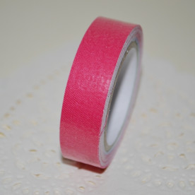 Стрічка тканинна на клейовий основі, малинова, 15 мм, 4 м