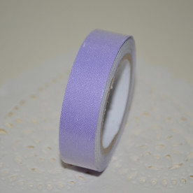 Стрічка тканинна на клейовий основі, бузкова, 15 мм, 4 м