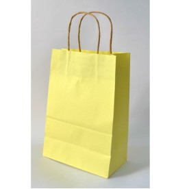 Крафт-пакет жовтого кольору з ручкою, 1 шт, 29х12х20 см