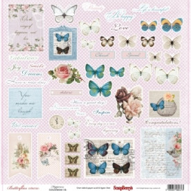 Папір односторонній "Щастя", 30х30 см від ScrapBerry's