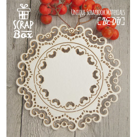 Чіпборд "Мереживні рамки №2", розмір 100 * 100 мм від Scrapbox