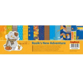 Набор бумаги Новые приключения 30х30 см, 9 листов от ScrapBerry's