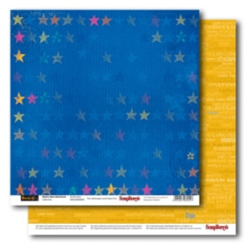 Двусторонняя бумага К звездам 30х30 см от ScrapBerry's
