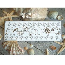 Чіпборд набір "Океан", розмір 150 * 55 мм від Scrapbox