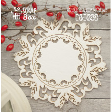 Чіпборд "Мереживні рамки №3", розмір 98 * 98 мм від Scrapbox