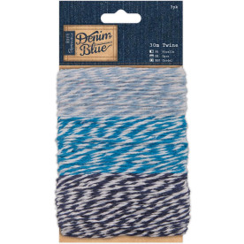 Набір шнура Denim Blue Baker's Twine 30 м від Papermania