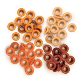 Люверси Standard Eyelets Orange помаранчеві 60 шт від We R Memory Keepers
