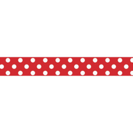 Бумажный скотч на клеевой основе Red Polka 5 м, 15 мм от Kaisercraft