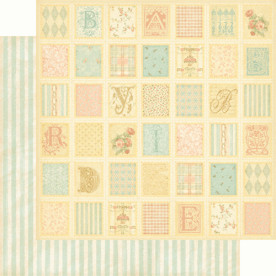 Двосторонній папір для скрапбукінгу 30х30 см Unforgettable від Graphic 45