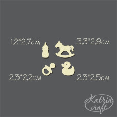 Чіпборд Дитячий №2 міні від Katrin Craft