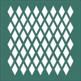 Трафарет для создания фона "Diamonds" 150*150мм от ScrapStudio