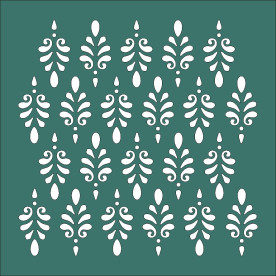 Трафарет для создания фона "Узоры" 150*150мм от ScrapStudio