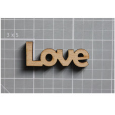 Деревянная фигурка Love 41*16 мм от ScrapStudio