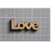 Деревянная фигурка Love 41*16 мм от ScrapStudio