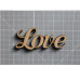 Деревянная фигурка Love 65*28 мм от ScrapStudio