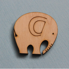 Дерев'яна фігурка 37 * 36мм від ScrapStudio