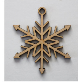 Деревянная подвеска 75*87мм от ScrapStudio