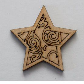 Деревянная фигурка 55*55мм от ScrapStudio