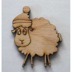 Деревянная фигурка 52*63мм от ScrapStudio