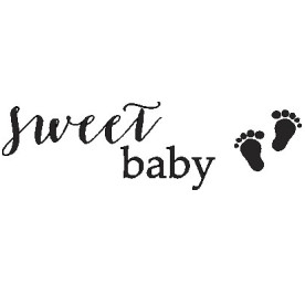 Акриловий штамп sweet baby 6.8 * 2см, ScrapStudio