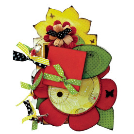 Акриловая заготовка для альбома Clearly Mixed Up Flower Album от Bo Bunny