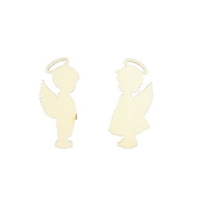 Вирубки з дерева Ангелочки розмір 5,5 см, 2 шт.от Scrapberry's