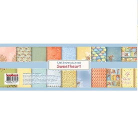 Набір паперу Хлопчик і дівчинка 30,5х30,5 см 24 листа від ScrapBerry's