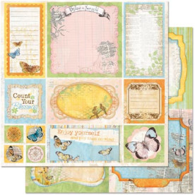 Двосторонній скраппапір Country Garden Cutouts від Bo Bunny