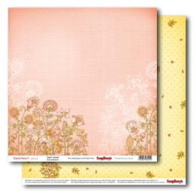 Двусторонняя бумага Мальчик и девочка Радость 30,5х30,5 см от ScrapBerry's